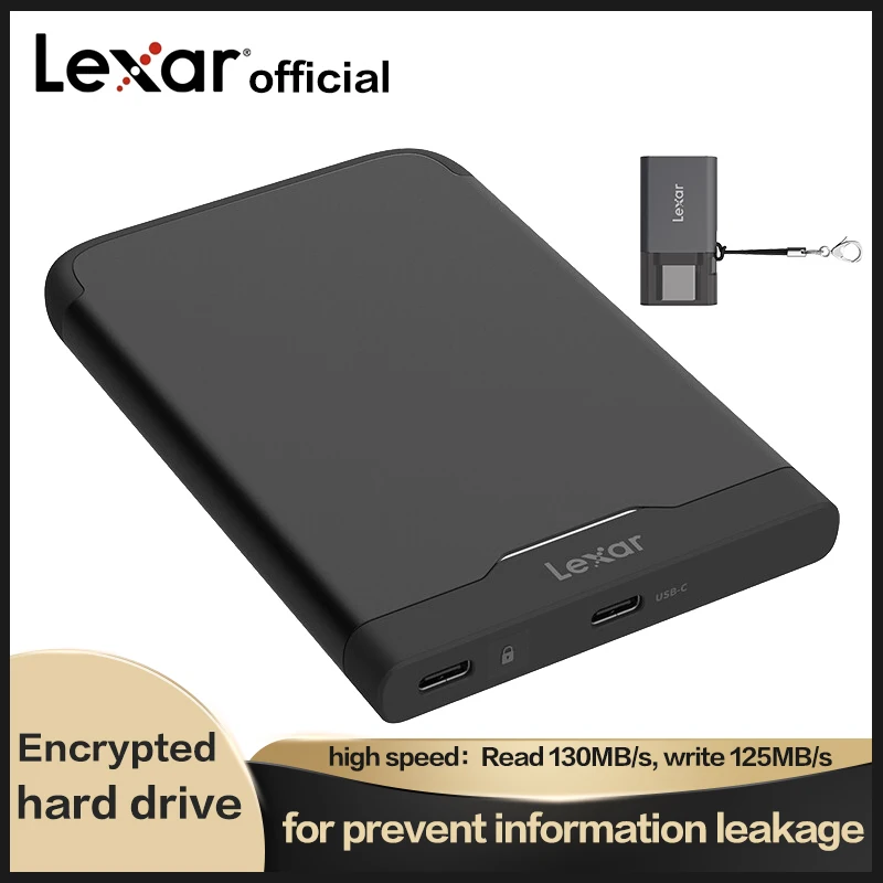 

Невидимый мобильный жесткий диск Lexar HL260 series 1 ТБ 2 ТБ USB3.1 делает ваши данные более безопасными и личными