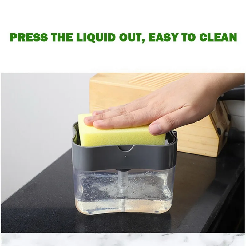 

Soap dispenser press kitchen sink detergent household brush pot press kitchen soap dispenser pump kitchen cleaning tools
