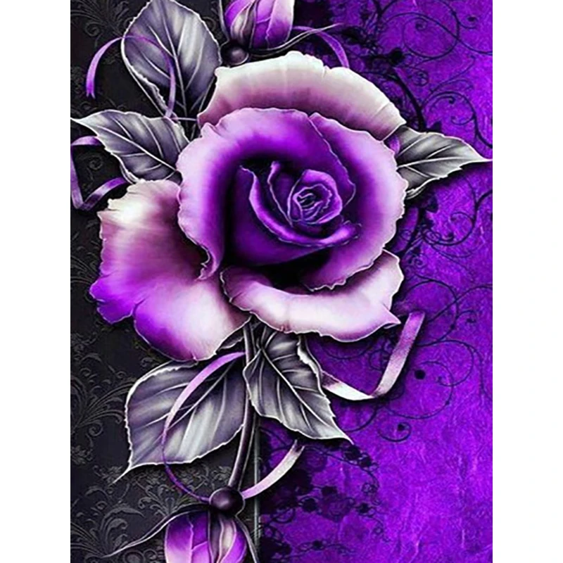 5D алмазная картина фантастическая Роза полная круглая Алмазная мозаика стразы