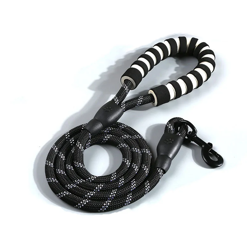 

1.5m Colored handle pet leash Reflective rope for Medium and large dogs High quality standard length traction rope