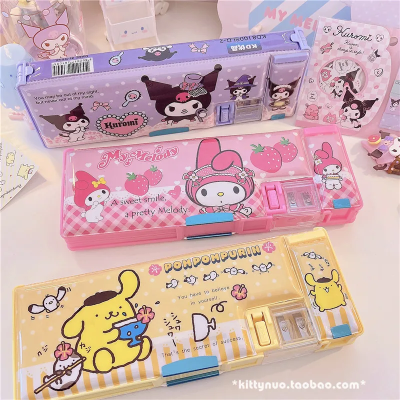 

Cartoon Rabbit Devil Dog Plastic Pencilcase Pencil Case Pencil Box School Office Pen Bag Stationery 835