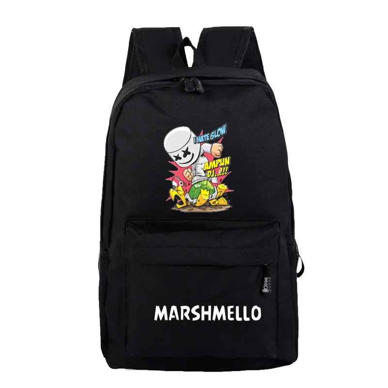 Marshmello электронная музыка связанные Baida рюкзак DJ поколение жира кросс-граница исключительно для оптовой продажи на заказ - Цвет: Black