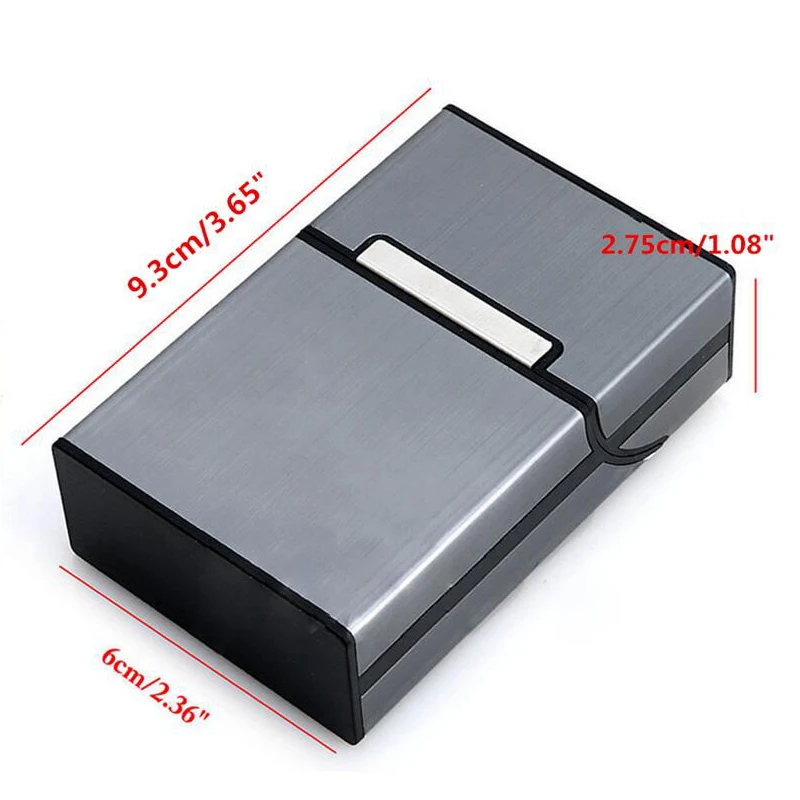 Тонкая металлическая коробка 2 цветов алюминиевый металлический держатель для