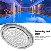 8 7 inch swimming pool drain cover floor drain round stainless steel main drainer part anti clogging grid ground accessary