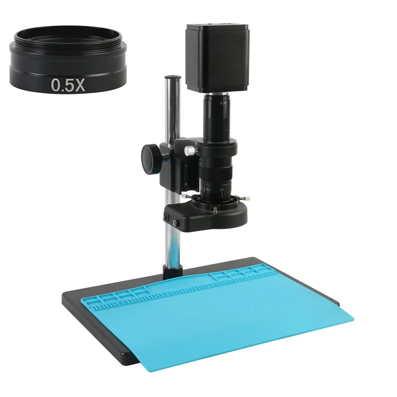4K UHD SONY IMX334 HDMI WIFI USB 3.0 GE Electronic Digital Video Microscope Camera 180X/300X C Mount Lens PCB Solder Repair Kit |