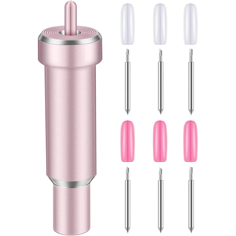 

Остроконечное лезвие с розовым держателем лезвия из ткани, режущее лезвие плоттера на 30/45/60 градусов для изучения, исследовать воздух/возду...