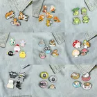 Эмалированные булавки в виде кошки, мамы, 3-6 шт.компл., индивидуальный значок в виде щенка, лисы, лягушки, медведя, зайчика, Милого Животного, значок для вечеринки, ювелирные изделия, подарки, оптовая продажа