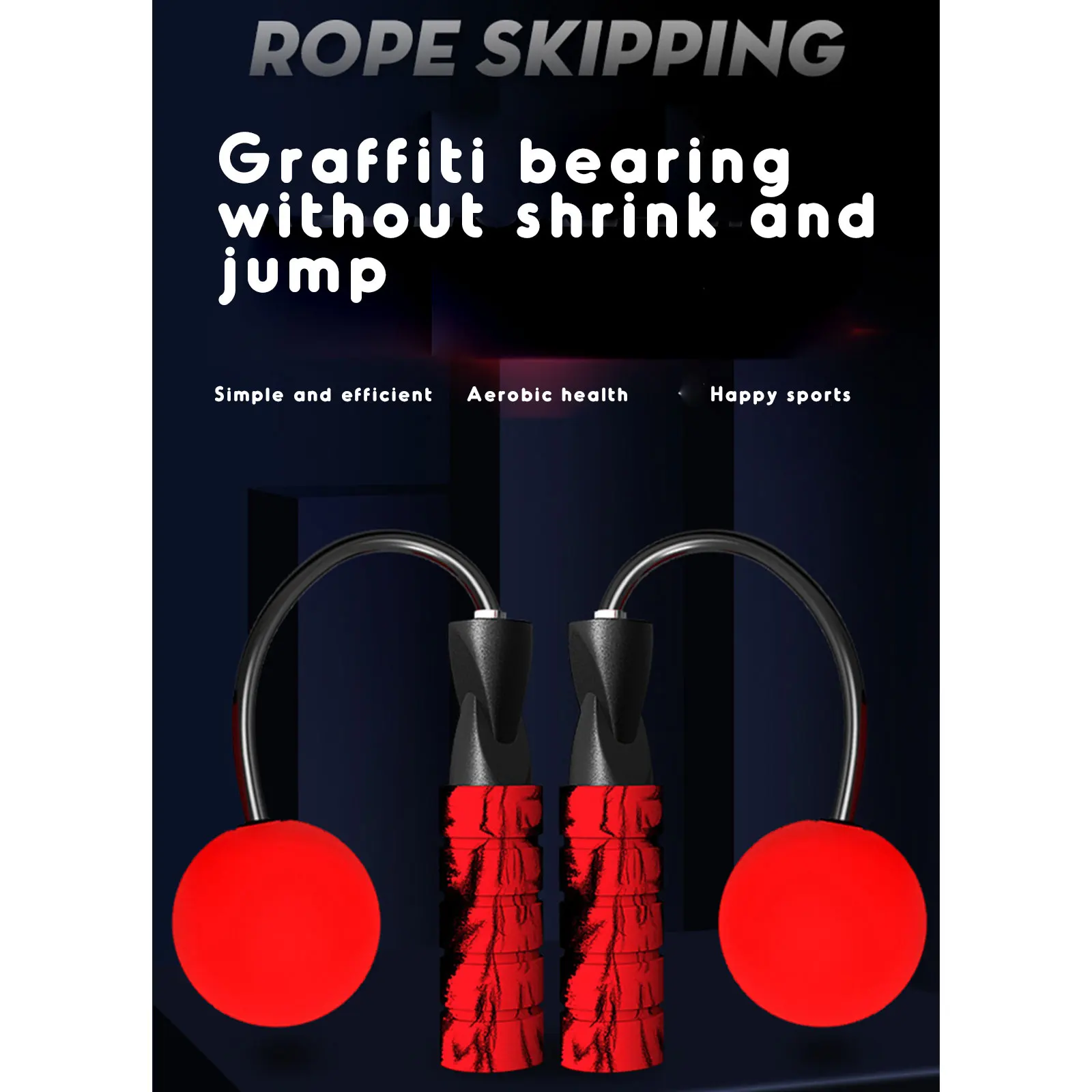 

New Multifunction Unisex Skipping Rope Ropeless Jump Rope with Embedded Steel Perfect for Weight Loss/ Work Out/ Fitness