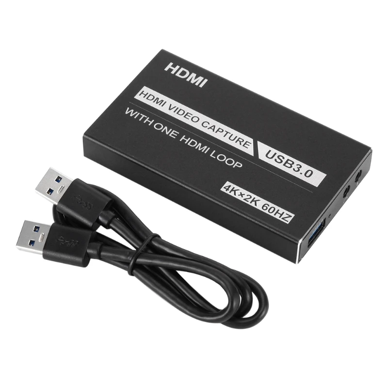 

Mini Video Capture Card USB 3.0 HDMI 1080P 4K Grabber Record Box for OBS Capturing Game Game Capture Card Live