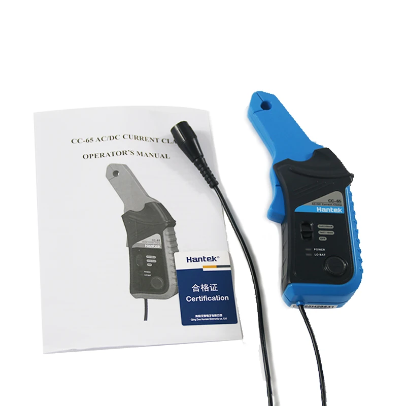 Hantek CC-65 AC/DC токовые клещи для цифровой мультиметр осциллограф 20 кГц пропускная