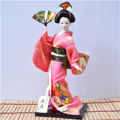 Японское кимоно кукла кукольная морепродукты суши магазин ресторан украшение