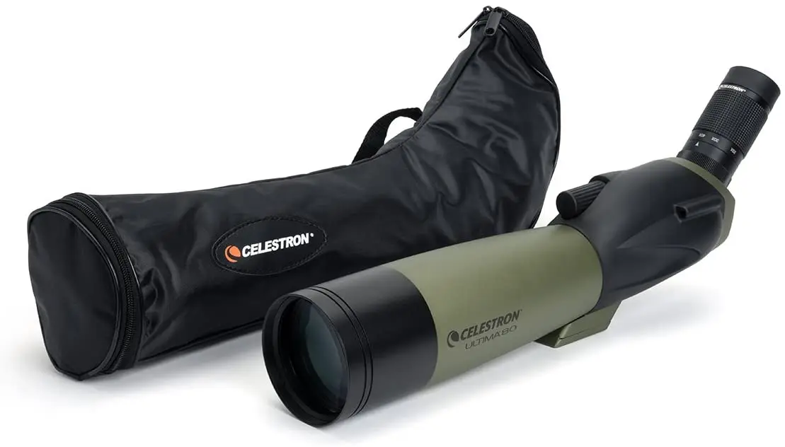 Celestron Ultima 80A/80B Spotting Scope 20~ 60x80mm Zoom Eyepiece Multi Coated Bak-4 Optics for Bird Watching Wildlife |