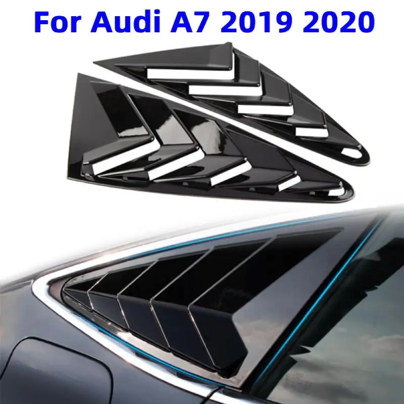 

2 шт., декоративные треугольные жалюзи для окна Audi A7 S7 2019 2020