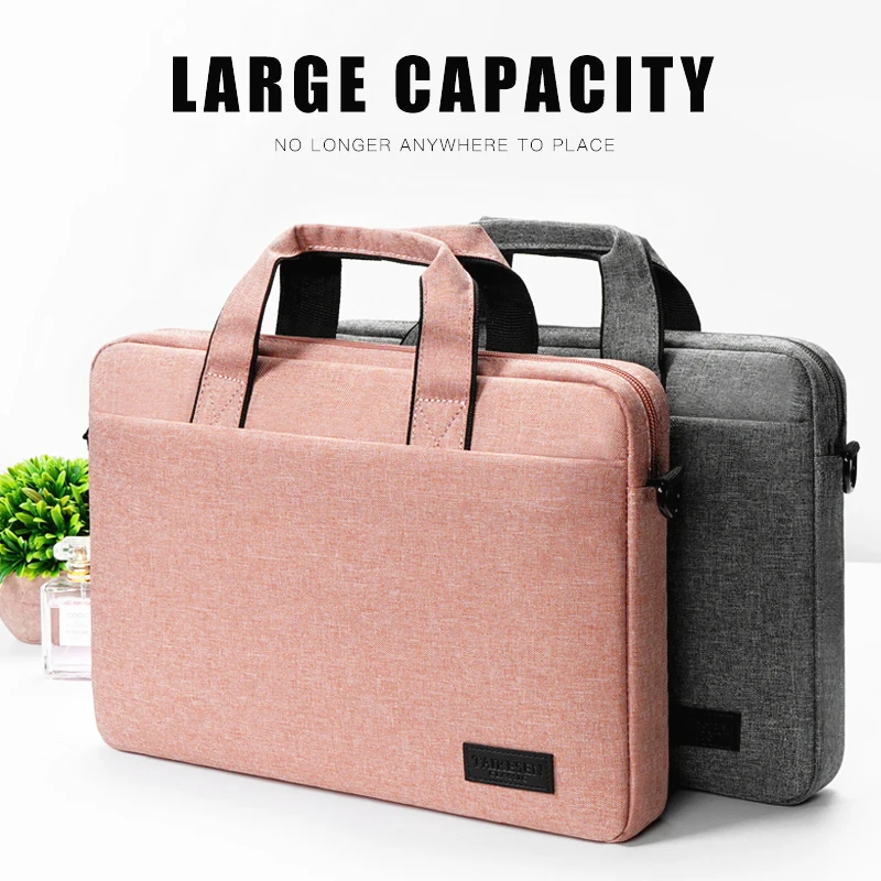 Bolsa do Portátil Bolsa de Ombro para hp Pasta 14 15.6 17 Macbook ar Xiaomi Huawei Lenovo Dell hp Bolsa Luva Case 15 Pro 13 13.3
