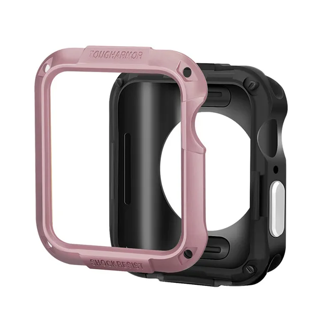 Чехол из поликарбоната для Apple Watch Series 4/3/2/1 чехол 2-в-1 легкой разборки и сборки Iwatch