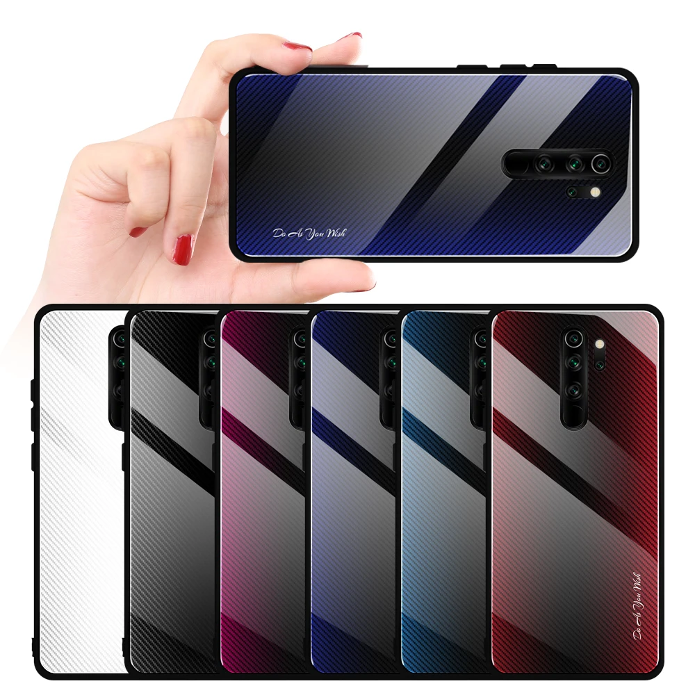 Градиентное закаленное стекло Eqvvol для Xiaomi Redmi Note 5, 6, 7, 8 Pro, K20, Полосатое стекло, задняя крышка для Xiaomi 9 se, CC9, 8, A3, чехол, Coque
