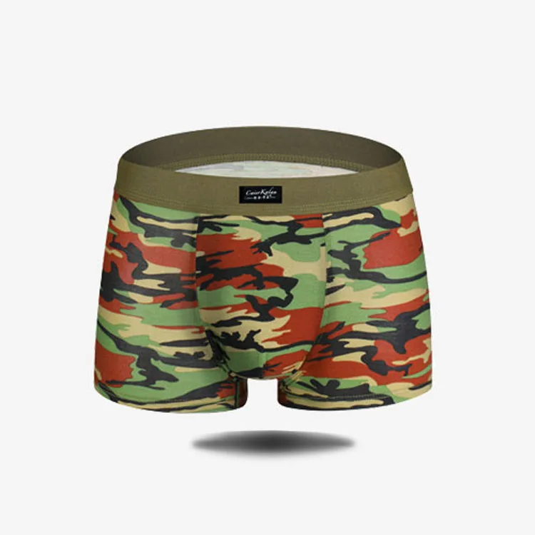 

Men Underwear Comfortable Boxer 95% Modal Cotton Man Under Wear Shorts Breathable Camouflage Men Panties Underpants Boxer Homme