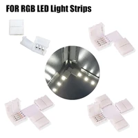 led strips light link clip for rgb 5050 2835 led light strips suitable for 4pins 10mm led light strip