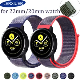 Ремешок для gear s3 Frontier samsung Galaxy watch 46 мм active 2 huawei watch gt 2 amazfit bip nato ремешок 22 мм ремешок для часов браслет