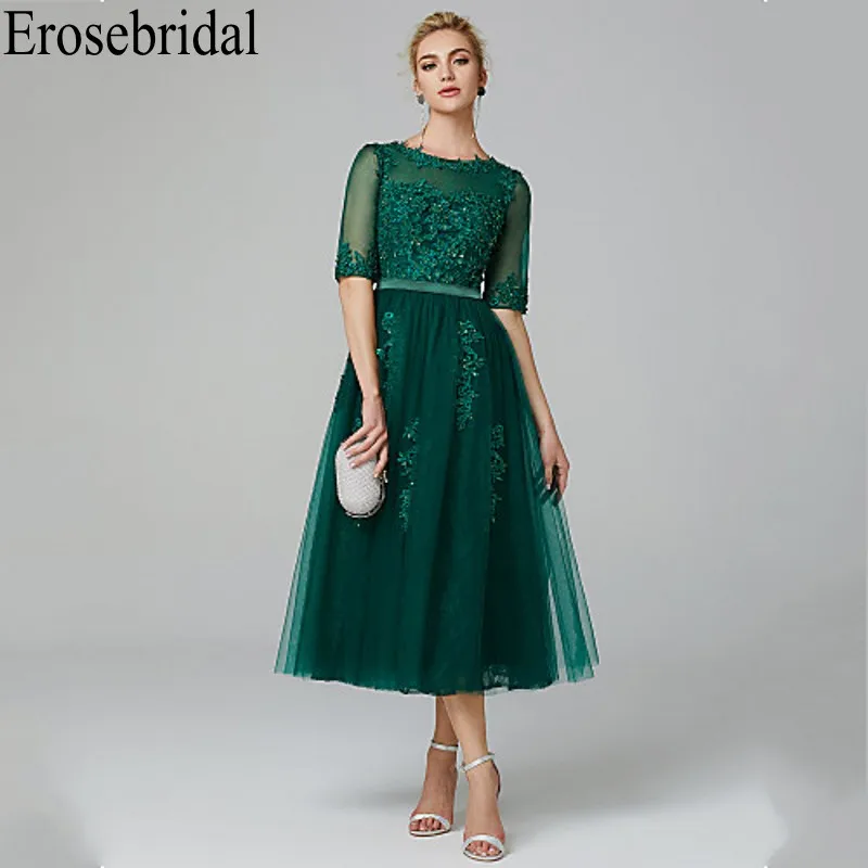 Erosebridal короткое вечернее платье 2019 элегантное официальное вечерние платья для