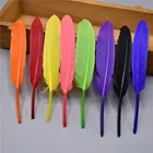 Оптовая продажа, утиные перья для рукоделия, перья 10-15 см4-6 дюймов, розовые, белые, черные перья фазана, декоративные украшения сделай сам