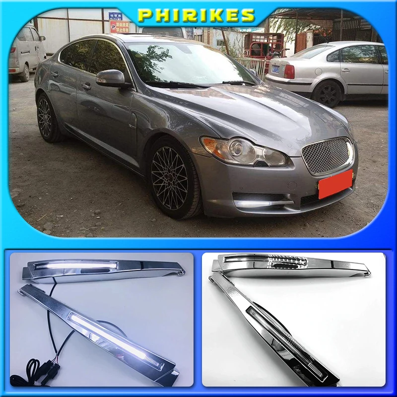 Дневные ходовые огни 1 пара 12 В белые светодиодные противотуманные фары сделай