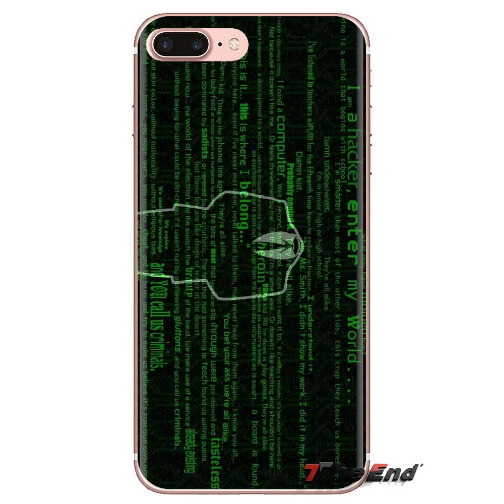 Soft Transparent Cases Covers Hacker Computer code For iPod Touch Apple iPhone 4 4S 5 5S SE 5C 6 6S 7 8 X XR XS Plus MAX |