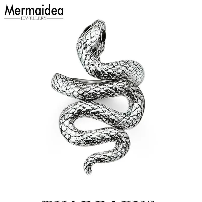 Посеребренное кольцо со змеей модные ювелирные украшения для женщин 2020 подарок