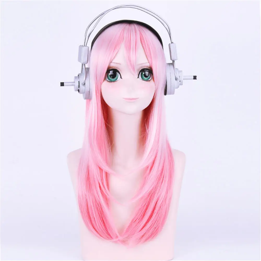 Японский Супер SONICO косплей парик для женщин/девочек Хэллоуин вечерние
