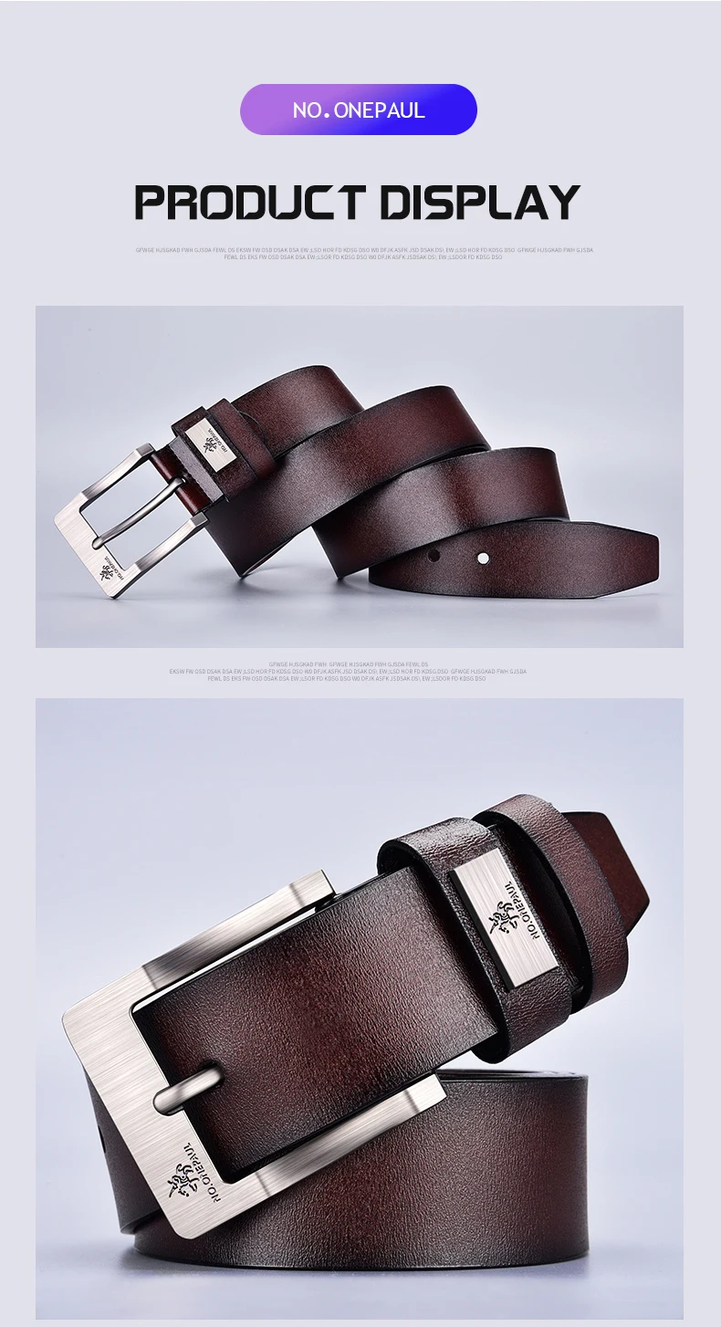snap belt Genuine Leather For Men's High Quality Buckle Jeans Cowskin Casual Belts Business Cowboy Waistband Male Fashion Designer 2022New crocodile skin belt
