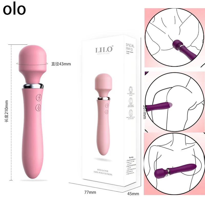 Мощный Волшебная палочка вибратор интимные игрушки для женщин AV Стимулятор