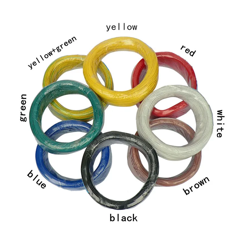 Мягкая электронная линия 1 мм ² 17AWG одножильный многожильный бескислородный