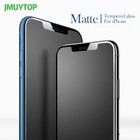 Защитное стекло для iphone 13 Pro Max, 12 mini, 11, XR, матовое, полное покрытие