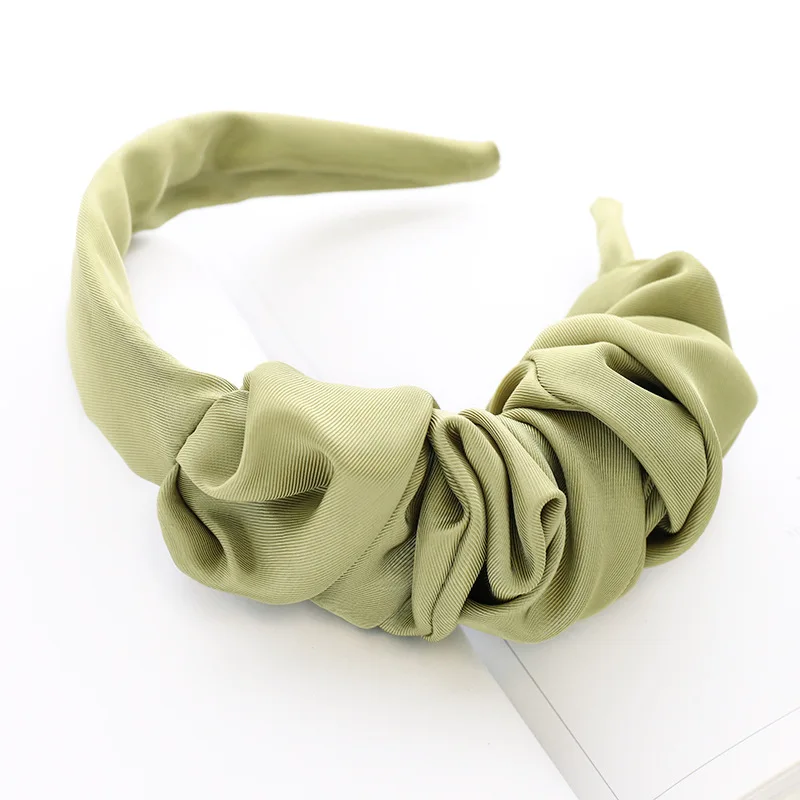 

Wrinkled Folds Headbands for Women Girls Wide Side Hairband 2020 Fashion Hair Hoops Bezel Ladies Hair Accessories Head Bands