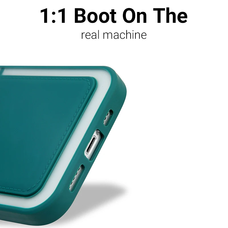 

Shockproof Card Holder Phone Case For iPhone 11 12 Pro XS Max XR 8 7 Plus SE 2020 Capa Matte Wallet Bag Cover For Iphone 12 Mini