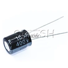 10 шт. 400V10UF 10*17 мм мкФ 400V электролитический конденсатор с