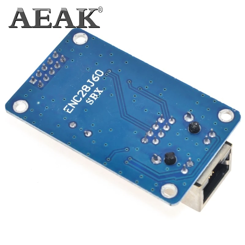 AEAK ENC28J60 LAN Ethernet сетевой модуль 25 МГц кристалл AVR 51 LPC STM32 3,3 В