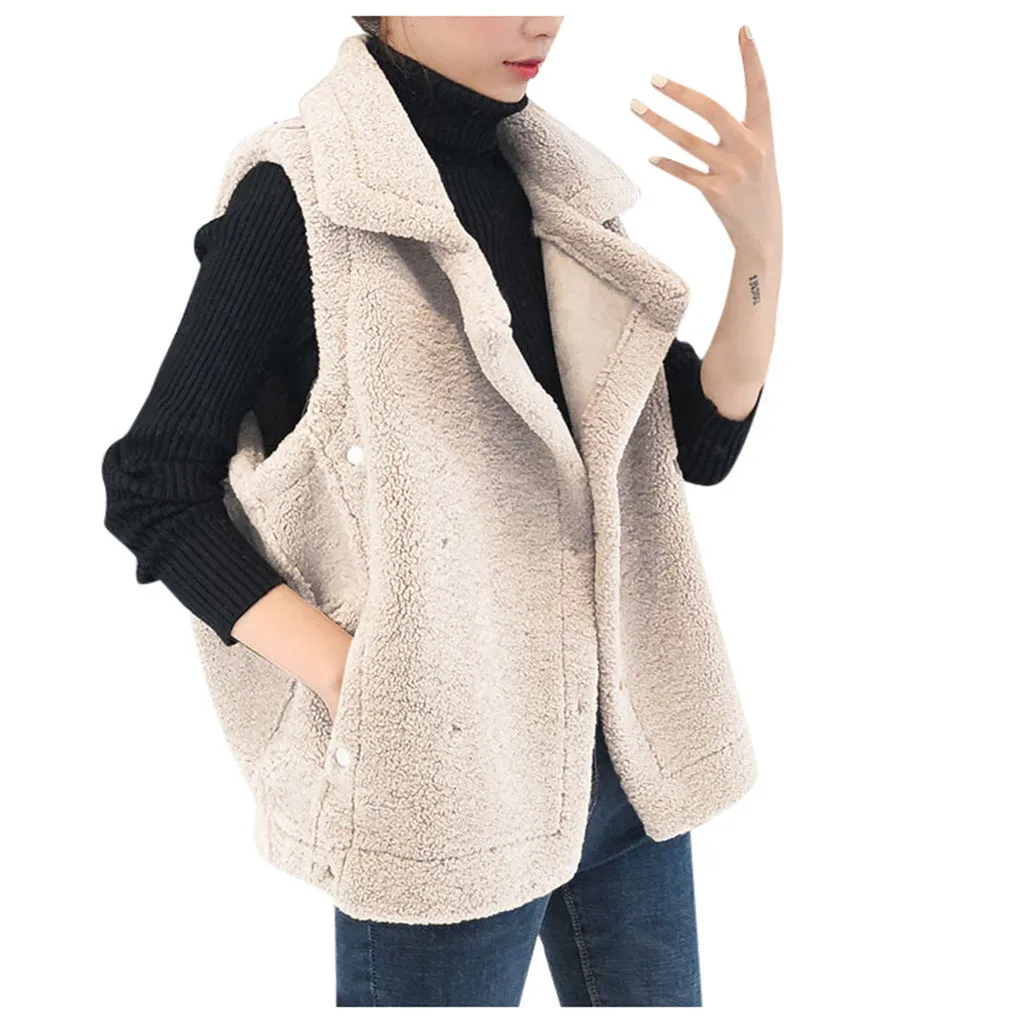 Женский жилет из искусственного меха размера плюс s блузка пуловер без рукавов