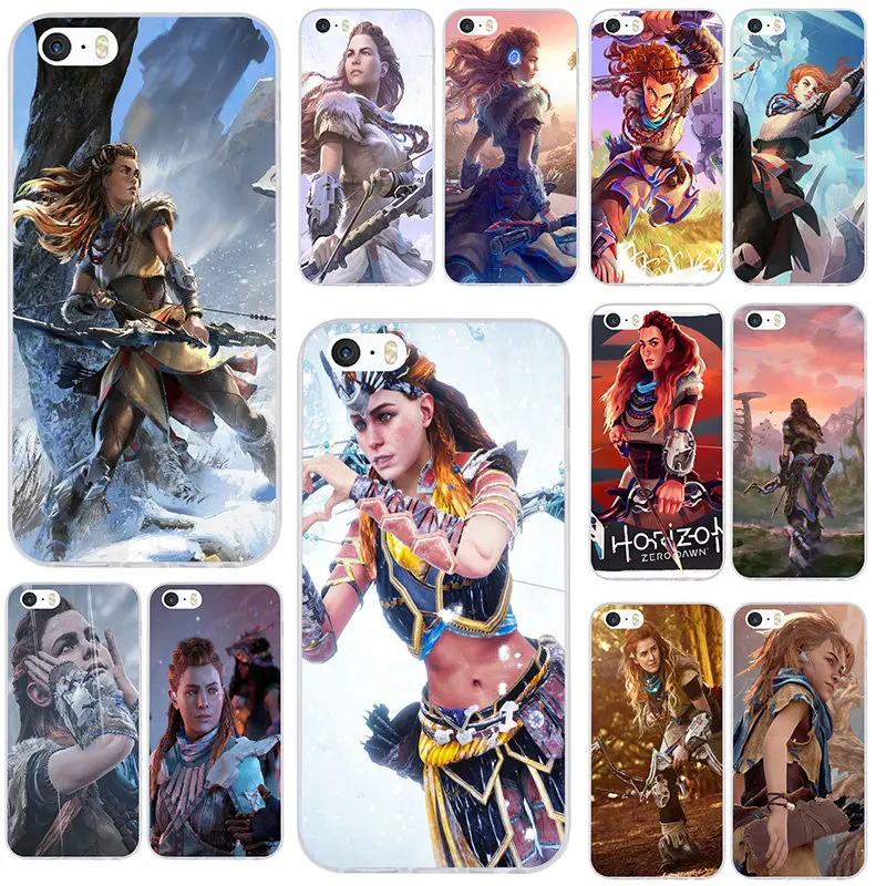 Чехол Aloy Horizon Zero Dawn для iPhone X XR XS Max 10 7 6 6s 8 Plus 4 мобильный телефон 5 4S SE 5C