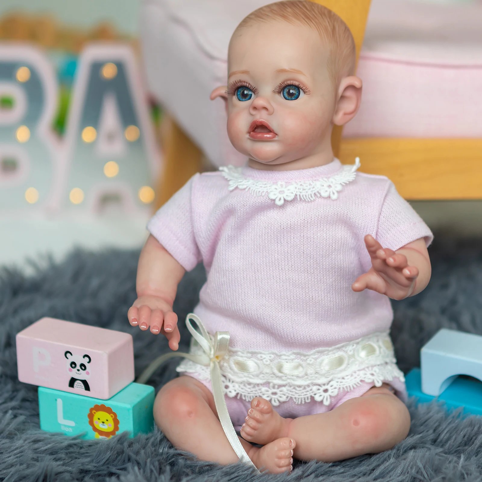 

New 30cm Mini Dolls For Girls Reborn Toddler Princess Silicone Vinyl Adorable Lifelike Baby Bonecas Girl Bebe Doll Reborn Menina