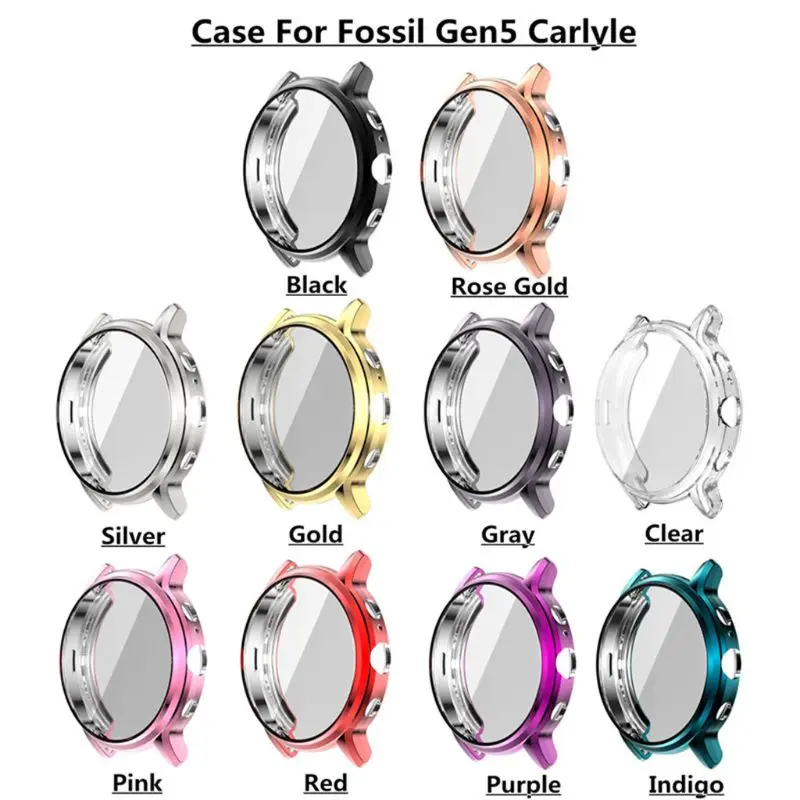 Защитный чехол для Fossil Gen 5 Carlyle чехлы смарт часов Смарт часы из ТПУ с