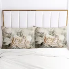 Декоративные Постельные принадлежности для подушек, 3D, наволочка чехол для подушки, 20x26 дюймов, 20x36 дюймов, для свадьбы, цветов, Прямая поставка, домашний текстиль