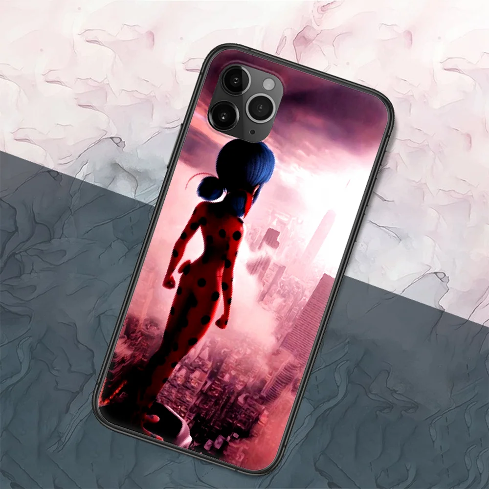 

Tales Cat Noir of LadybugS Phone Case Cover Hull For iphone 5 5s se 2 6 6s 7 8 12 mini plus X XS XR 11 PRO MAX black pretty