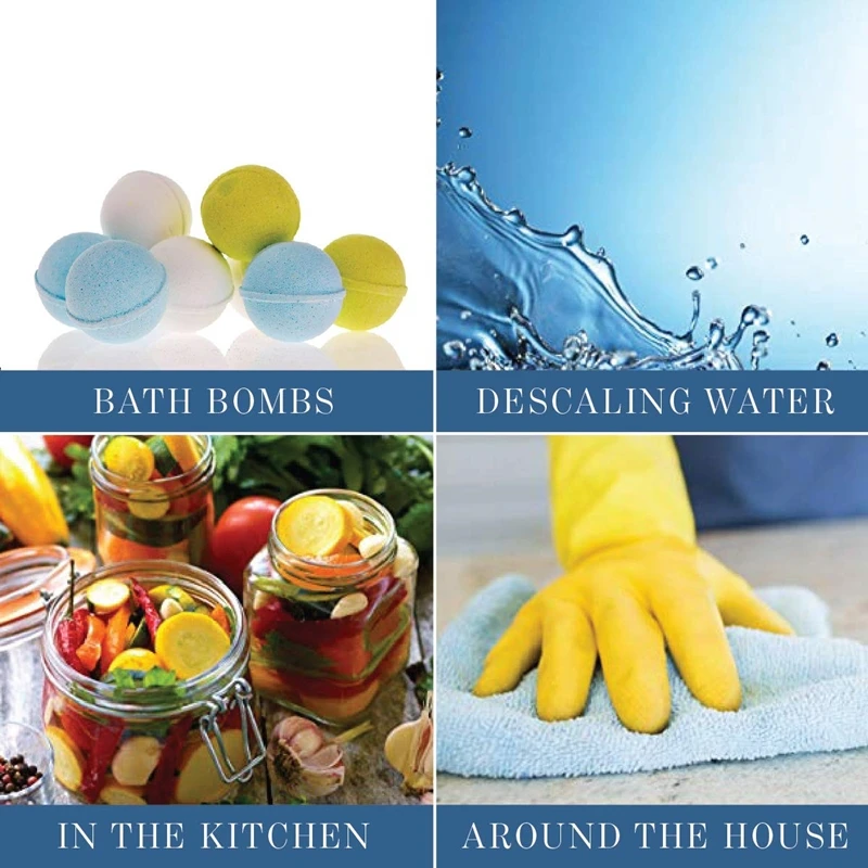 99% Citric Acid Powder for Cooking &amp Cleaning Natural Food Safe Highest Quality Non-GMO Chemical Free Nutritional supplement |