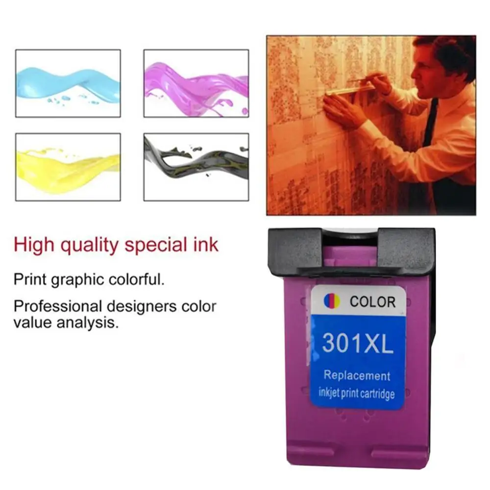 

301XL Replacement Ink For Hp 301 Xl Hp301 Ink Cartridge 2050 1050 4502 Printer For Hp 2510 1000 3000 4500 Envy Deskjet 3054 B2H5