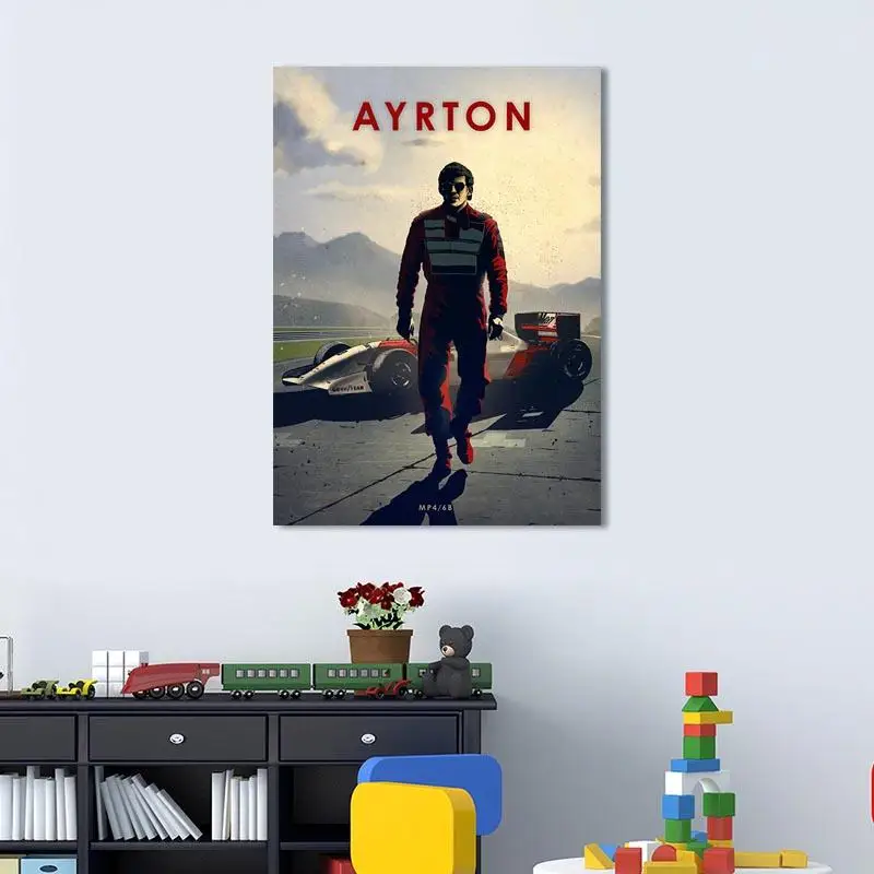 

Elton Senna Da Silva Poster and Prints Canvas Painting on Wall Art Home Decor Picture for Home Decoration
