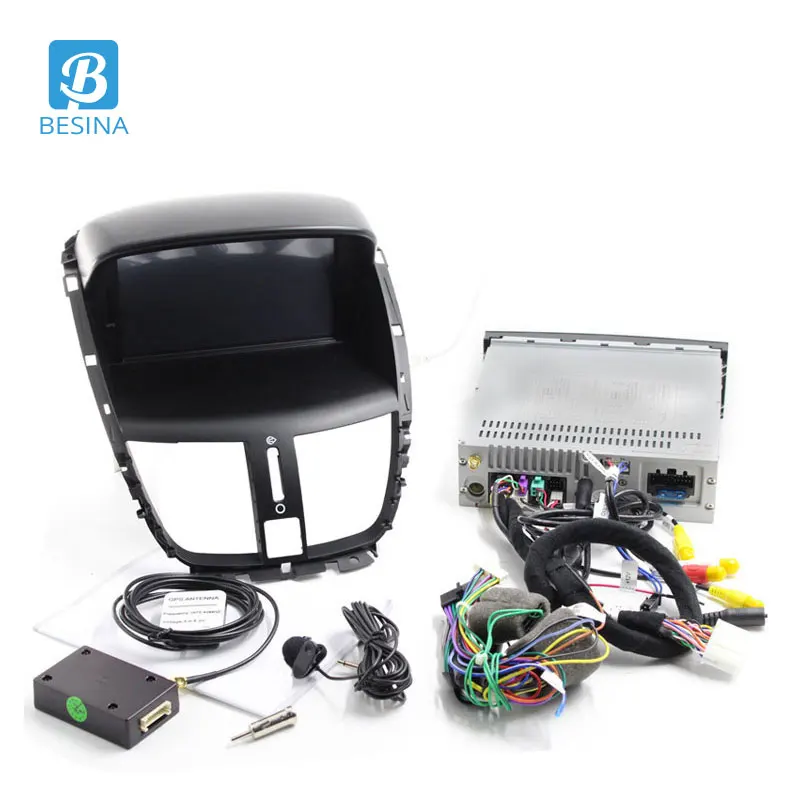 Автомобильный DVD плеер Besina 1 Din Android 10 0 для Peugeot 207 207CC 2007 2008 2009 2010 2011 2012 2013 2014 GPS Wi Fi