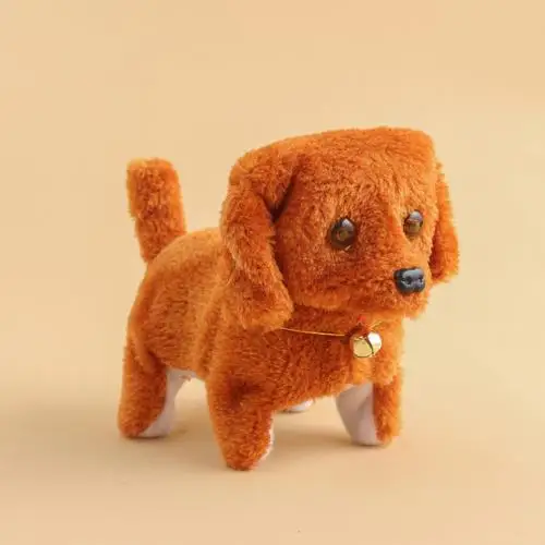 

Electronic Walking Plush Colorful Dog Peg Barking Mimicry Interactive Kids Toy Kid Child Christmas Gift for Children