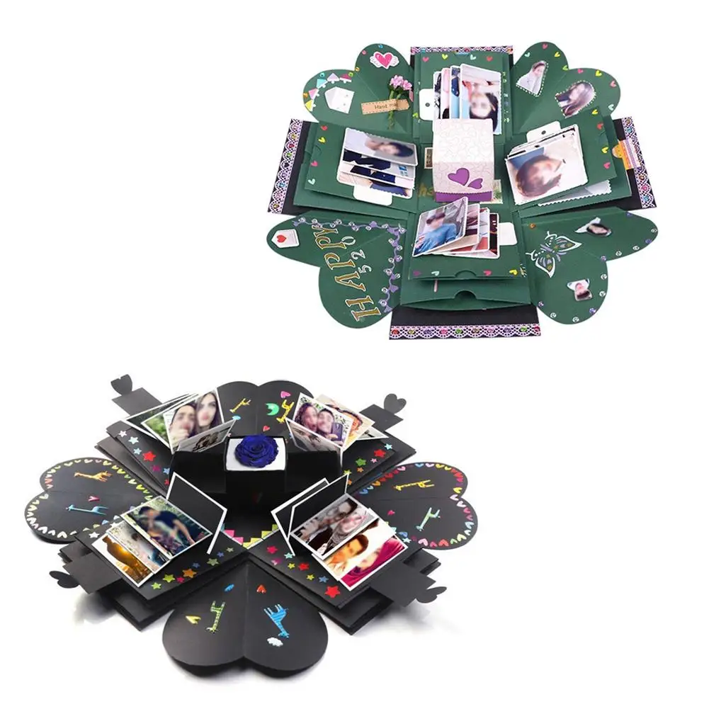 Surprise Explosion Photo Box многослойная готовая Diy игрушка ручной работы фотоальбом