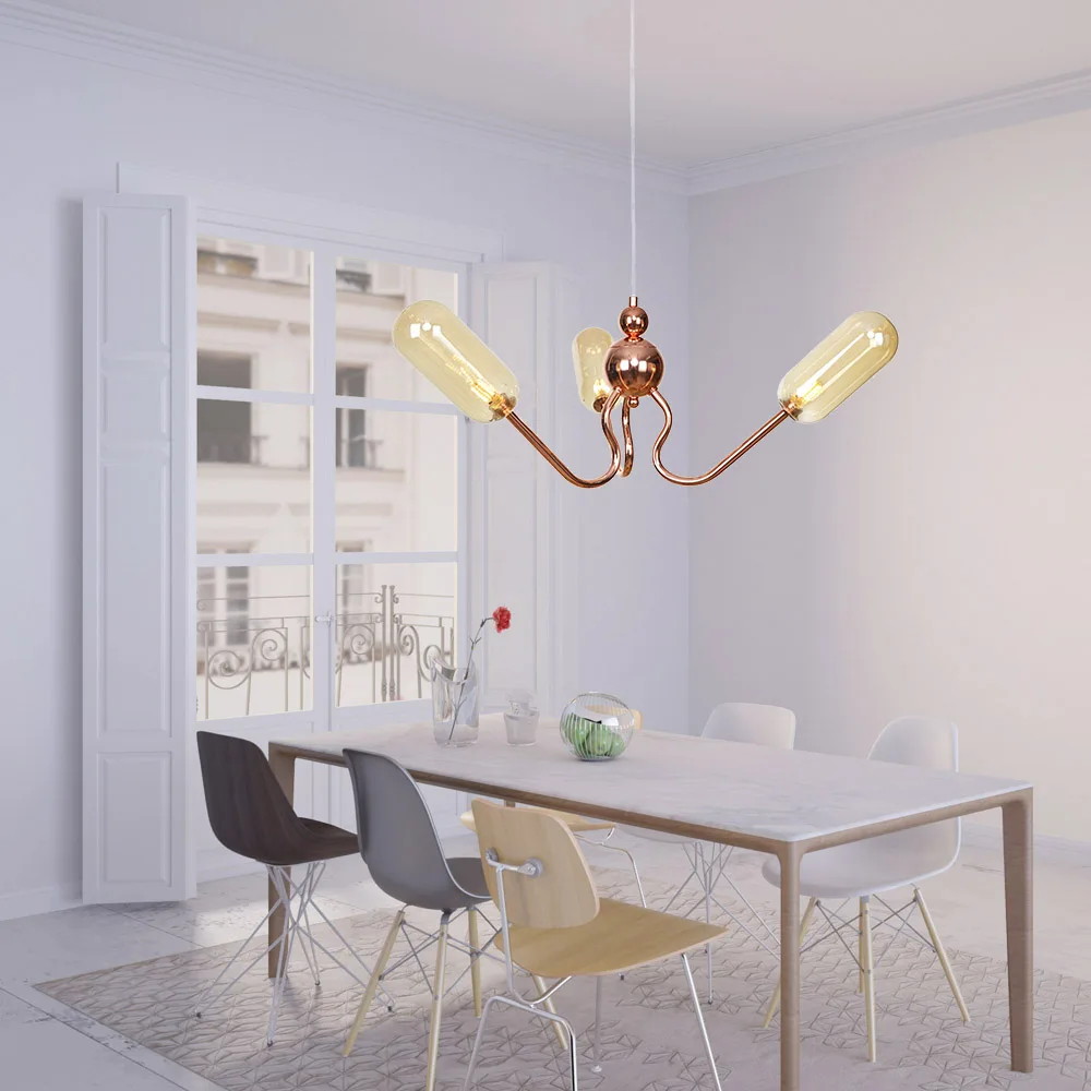 Europe Light Luxury Modern Restaurant Living Room Dining Table Simple Fashion Coffee Shop Milk Tea Clothing Chandelier | Освещение